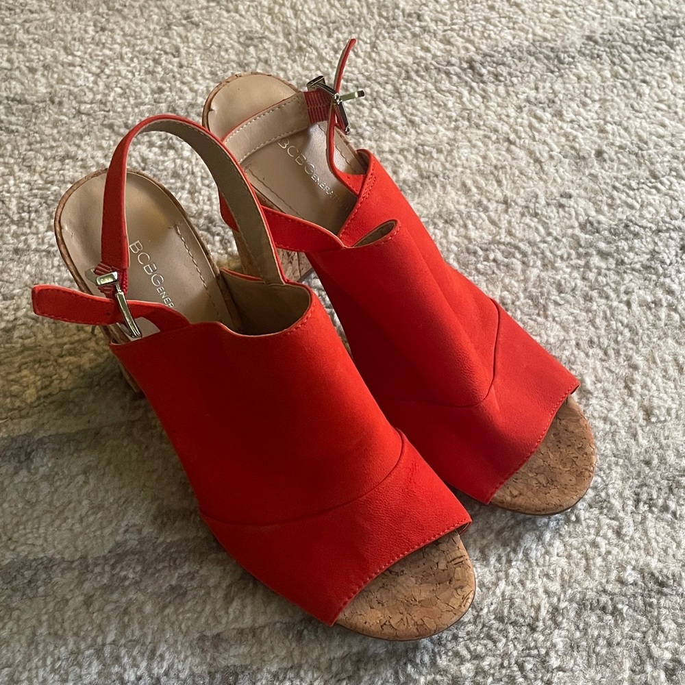 BCBGeneration Orange Women's Sandals